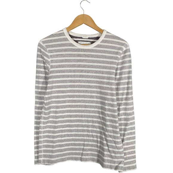Reigning Champ Striped Cotton Long Sleeve Shirt Size XS - Picture 1 of 7